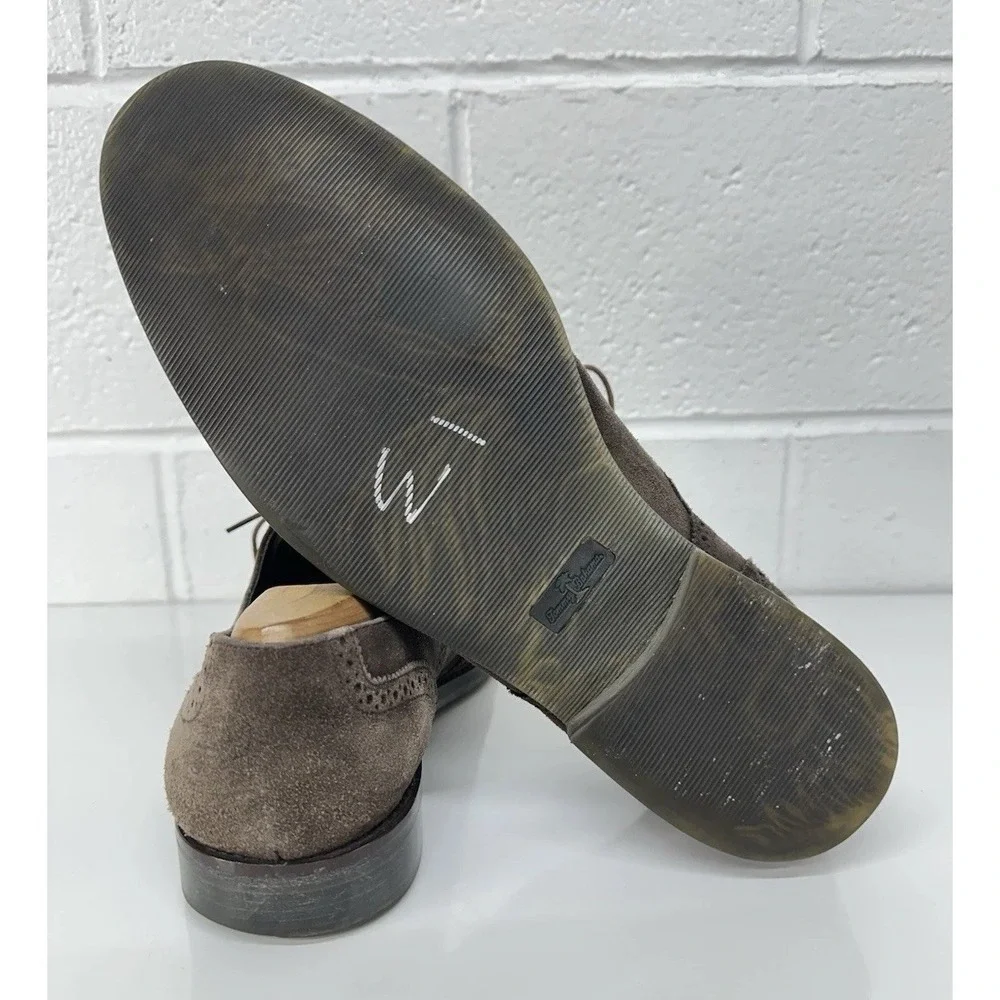 Tommy Bahama Oxford Dress Shoe Brown Suede Wingtip Brogue‎ / Men's 13 D